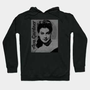 Ava Gardner BW Hoodie